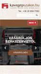 Mobile Screenshot of kavegepszalon.hu